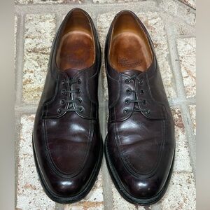 Allen Edmonds Colfax Dark Brown Leather Oxfords Lace Up Size 11.5